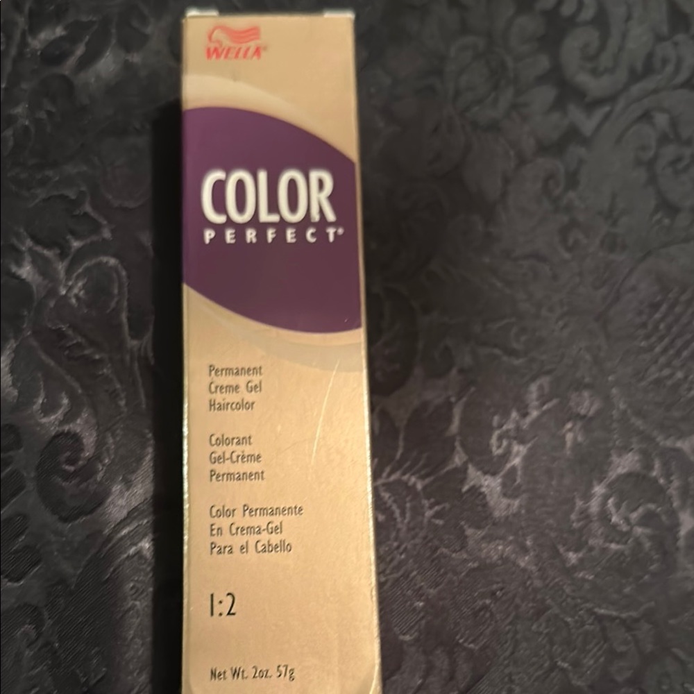 Wella Color Perfect Haircolor in Gold and Purple